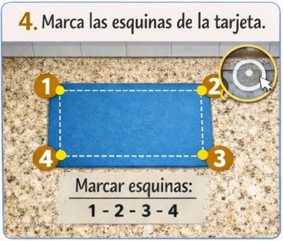 Marca las esquinas